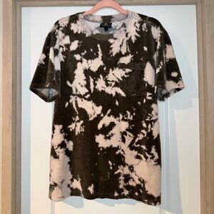 Teddy Fresh Velour Men's Tie-Dye Pocket T-Shirt Medium